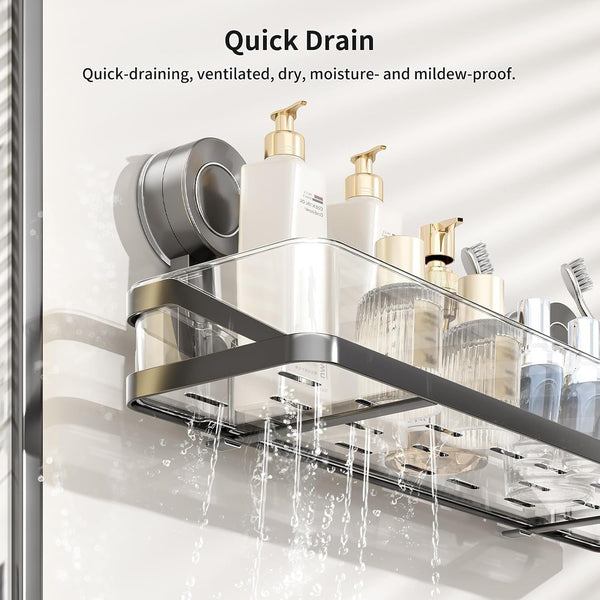 Shower Caddy Suction Cup, Bathroom Organizer Shelf4