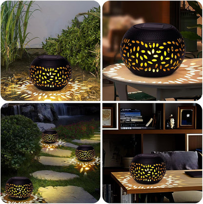 Solar Table Light Outdoor Waterproof Decorative 2Pack Solar Table Lantern5