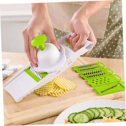 Multifunctional Vegetable Slicer with 5 Blades ABS Stainless Steel Kitchen7