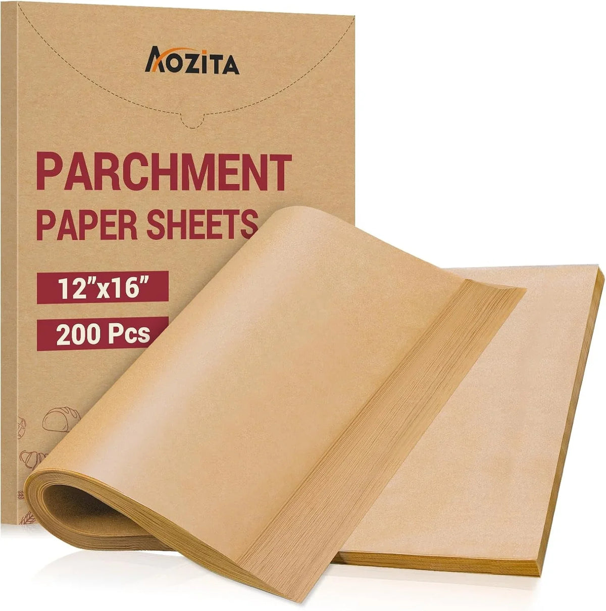 200pcs-12x16-inch-unbleached-parchment-paper-sheets-for-baking-pre-cut-non-stick-parchment-paper-for-baking-cooking-grilling-air-fryer-half-sheet-baking-sheets-for-baking-cookies-cooking-oven