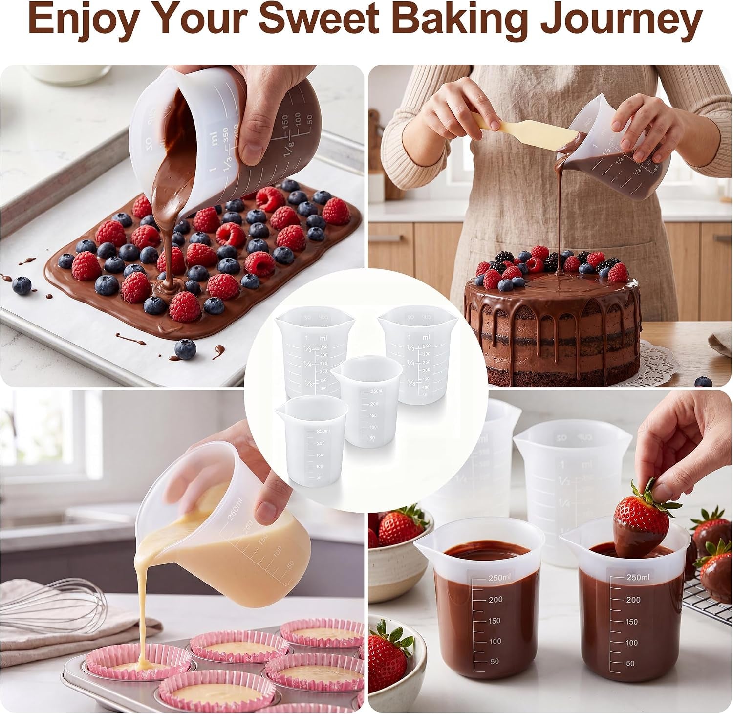 silicone-measuring-cups-for-chocolate-4-pack-250ml-350ml
