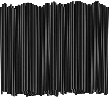 5 Inch Coffee & Cocktail Stirrers [1000 Count] Straws | 5" Stir Sticks, Hot or Cold Drinks, Bpa-Free Plastic, Sleek Black Look, Cafes, Bars & Offices1