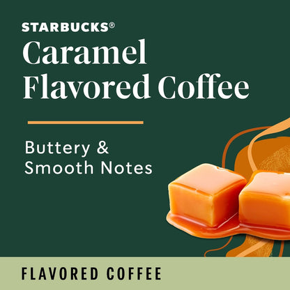 Starbucks K-Cup Coffee Pods, Caramel, 22 Count | 100% Arabica K-Cup Pods for Keurig Brewers; Caramel; 1 Box, 22 Pods3