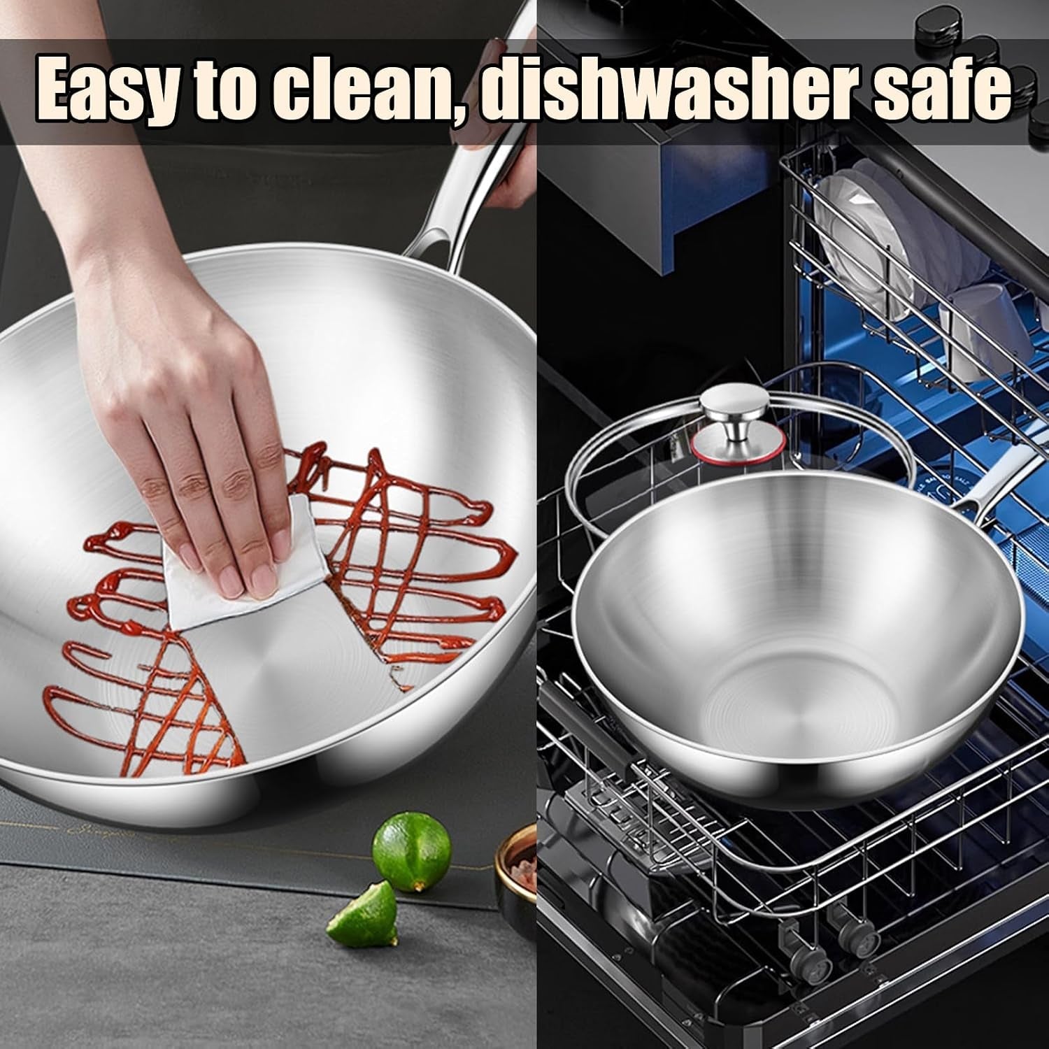 5-ply-clad-stainless-steel-wok-pan-with-lid-steamer-no-coating-non-stick-flat-bottom-wok-even-heating-frying-pans-compatible-with-all-cooktops-no-lid-9-45in