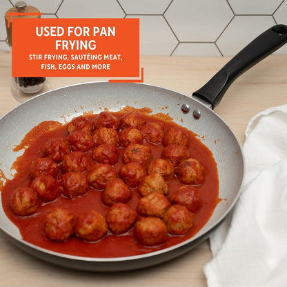 12 Inch Premier Cera Aluminum Speckled Gray Ceramic Fry Pan | Ideal for Pan Frying6