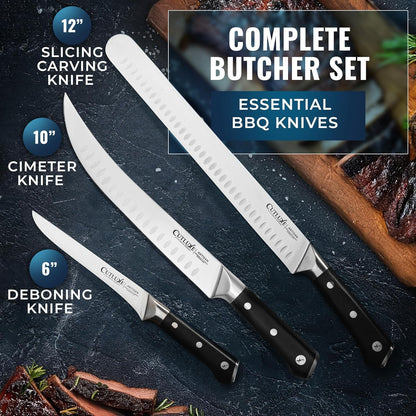 Butcher Knife Set, Brisket, Breaking & Boning Knife for Meat3