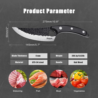Knives from Japan - Viking Boning Knife for Meat Cutting with Sheath2