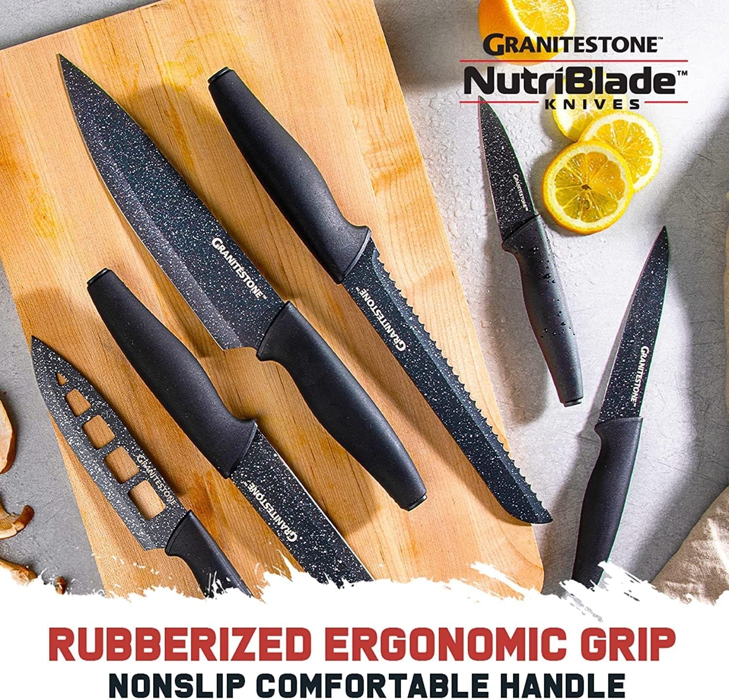 nutriblade-6-piece-ultra-sharp-pfoa-free-stainless-steel-blades-kitchen-knife-set-with-nonstick-granite-coating-easy-grip-handle-dishwasher-safe