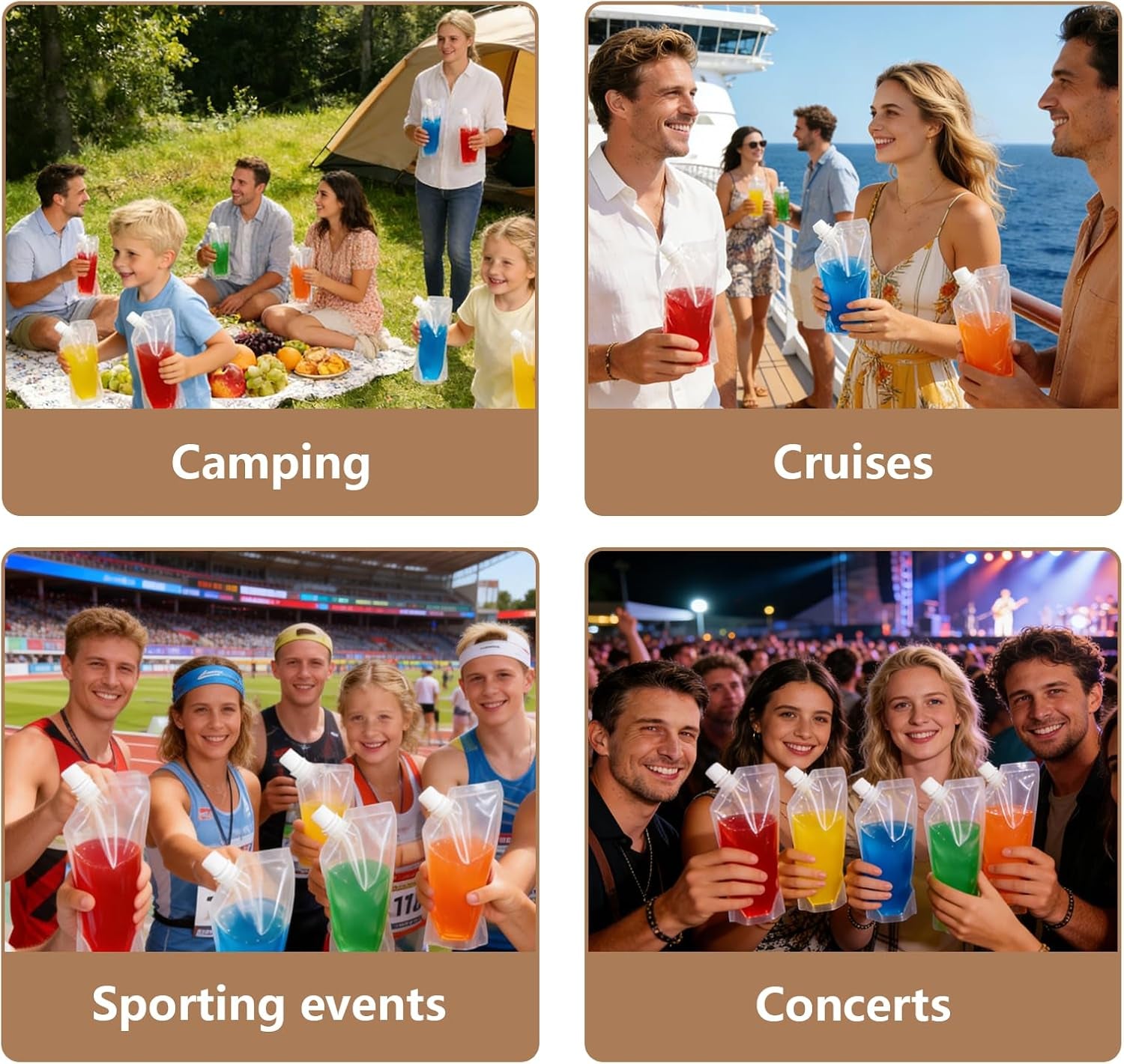 plastic-flasks-40-pcs-leak-proof-reusable-flexible-juice-bags-bpa-free-for-travel-outdoor-sports-concerts-events-8oz-40pcs-3-funnels