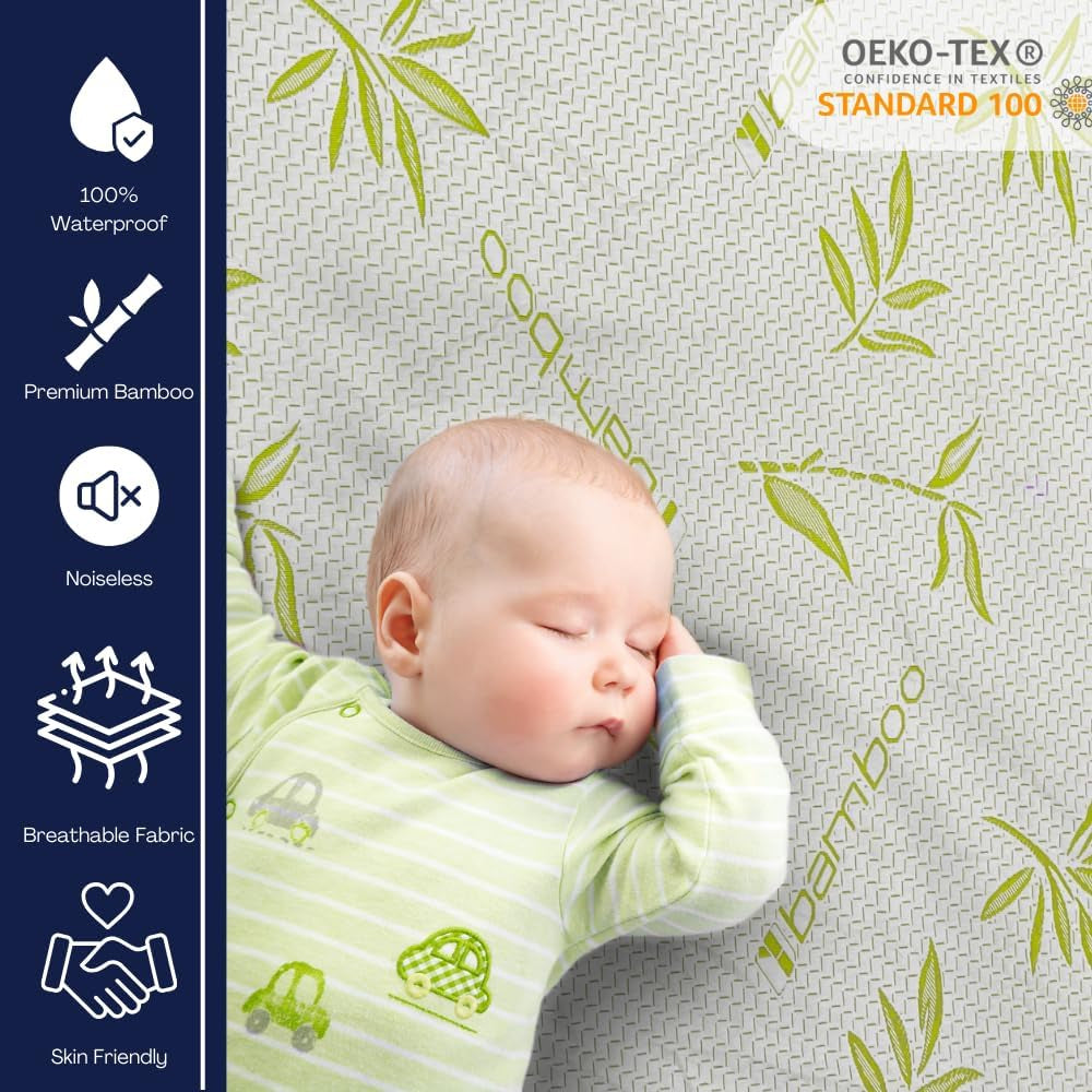 bamboo-mattress-protector-with-zipper-100-waterproof-king-size-cooling-mattress-cover-ultra-soft-jacquard-fabric-breathable-noiseless-mattress-pad-cover-zippered-mattress-encasements
