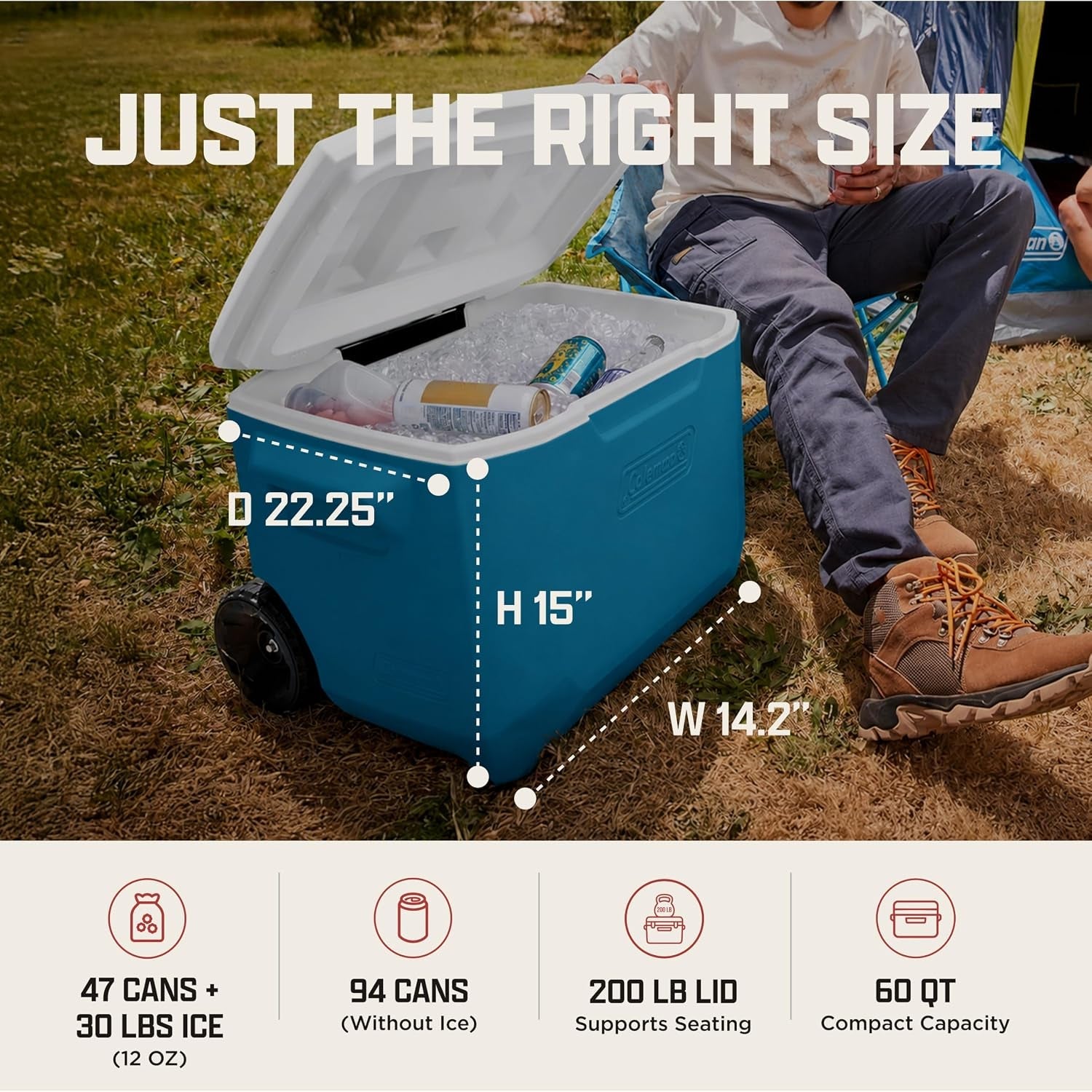 coleman-chiller-9-16-30-48-60qt-cooler-with-ice-retention-leak-resistant-great-for-camping-concerts-sports-and-more