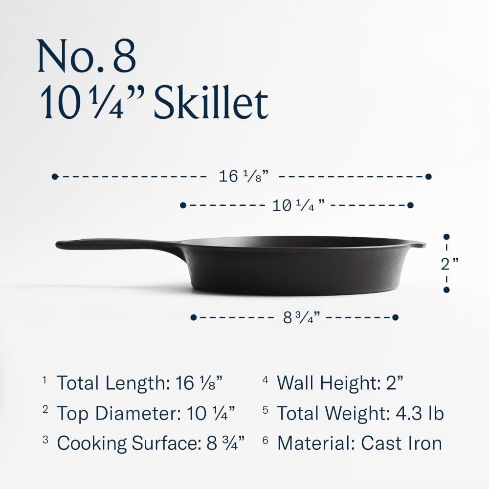 field-cast-iron-starter-set-10-25-inch-cast-iron-skillet-with-cleaning-kit-natural-fiber-brush-chain-mail-scrubber-organic-seasoning-oil-lightweight-preseasoned-made-in-usa-vintage-design