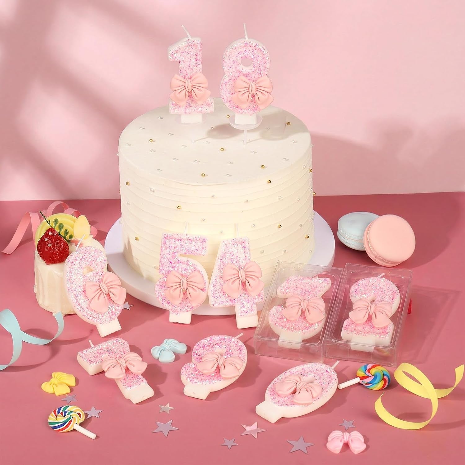 number-10-birthday-candle-pink-bow-birthday-candles-glitter-candle-cake-topper-happy-birthday-cake-decoration-gifts-anniversary-party-supplies-for-girl