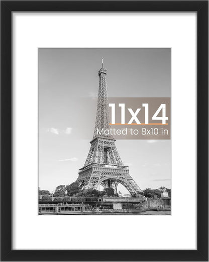 11X14 Picture Frame, Wall Decor Photo Frames, Black 1 Pack1