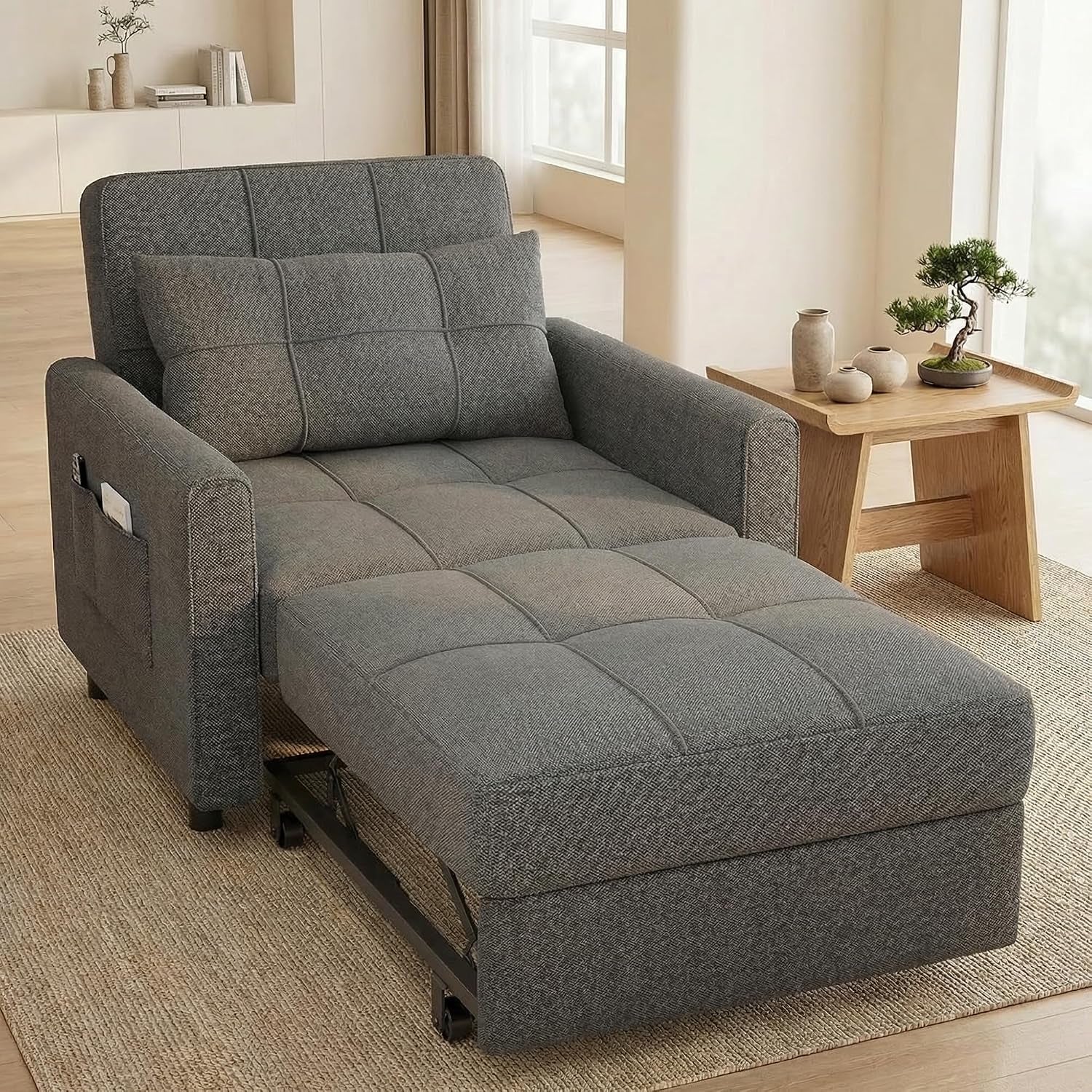 3-in-1-convertible-sofa-bed-chair-pullout-sleeper-adjustable-back