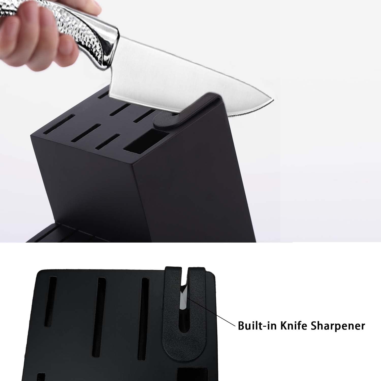 14-piece-knife-block-set-with-built-in-sharpener-scissors-high-carbon-stainless-stee-kitchen-knife-set-hammered-pattern-hollowed-handle-design