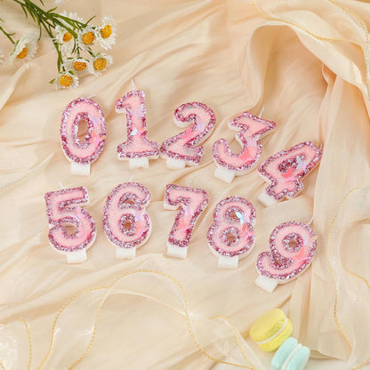 Number 1 Pink Butterfly Birthday Candles, Butterfly Themed Number Candles, Cake Number Candles, Party Celebration5
