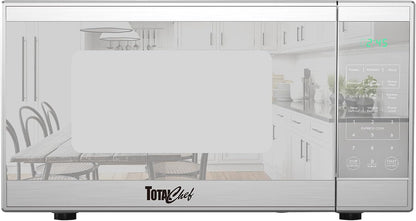 1.3 Cu Ft Microwave Oven – Compact Countertop Kitchen Appliance, Small Stainless Steel Microwave with Digital Touch, Pre-Set Functions, 12.8” Turntable, 1100 Watt1