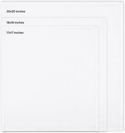 Bulk 288-Pack Hotel Cloth Napkins, 17" X 17", Wrinkle Resistant, White2