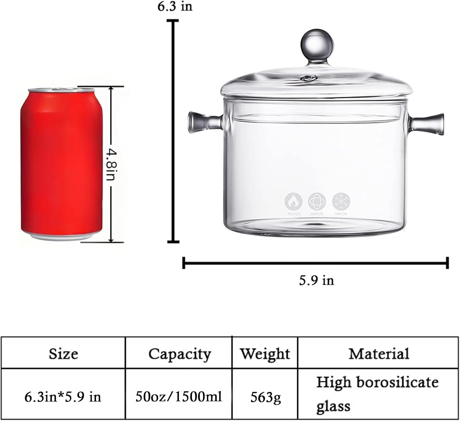 clear-glass-simmer-pot-for-stove-potpourri-cooking-saucepan-with-cover-cookware-set-heat-resistant-stovetop-pot-and-pan-with-lid-soup-milk-baby-food-fruit-and-spices-1-5l-50-fl-oz