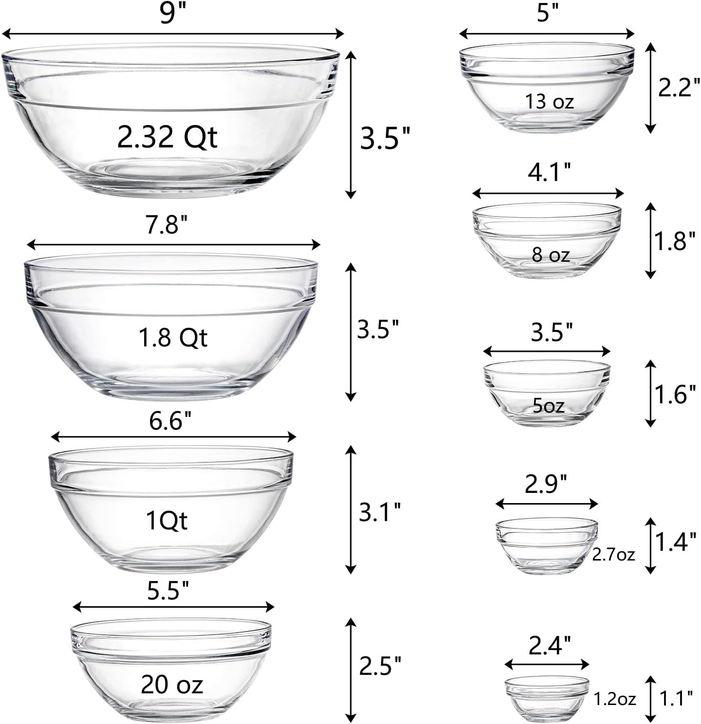 set-of-9-glass-mixing-bowls-glass-nesting-bowls-prep-bowl-clear-salad-bowls-for-kitchen-prep-salad-cereal-ice-cream-pasta-fruits