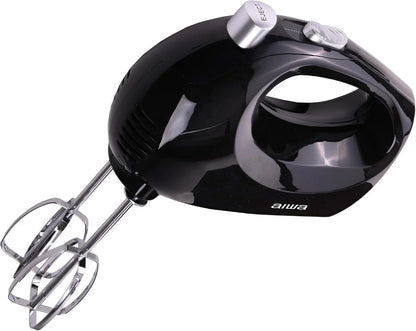 5-Speed Hand Mixer with Eject Button, Electric Handheld Mixer for Cream, Batter, Eggs & Baking, Stainless Steel Beaters, Dishwasher-Safe, Lightweight Compact Design, Black1