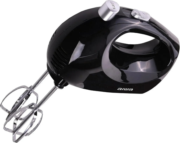5-Speed Hand Mixer with Eject Button, Electric Handheld Mixer for Cream, Batter, Eggs & Baking, Stainless Steel Beaters, Dishwasher-Safe, Lightweight Compact Design, Black1