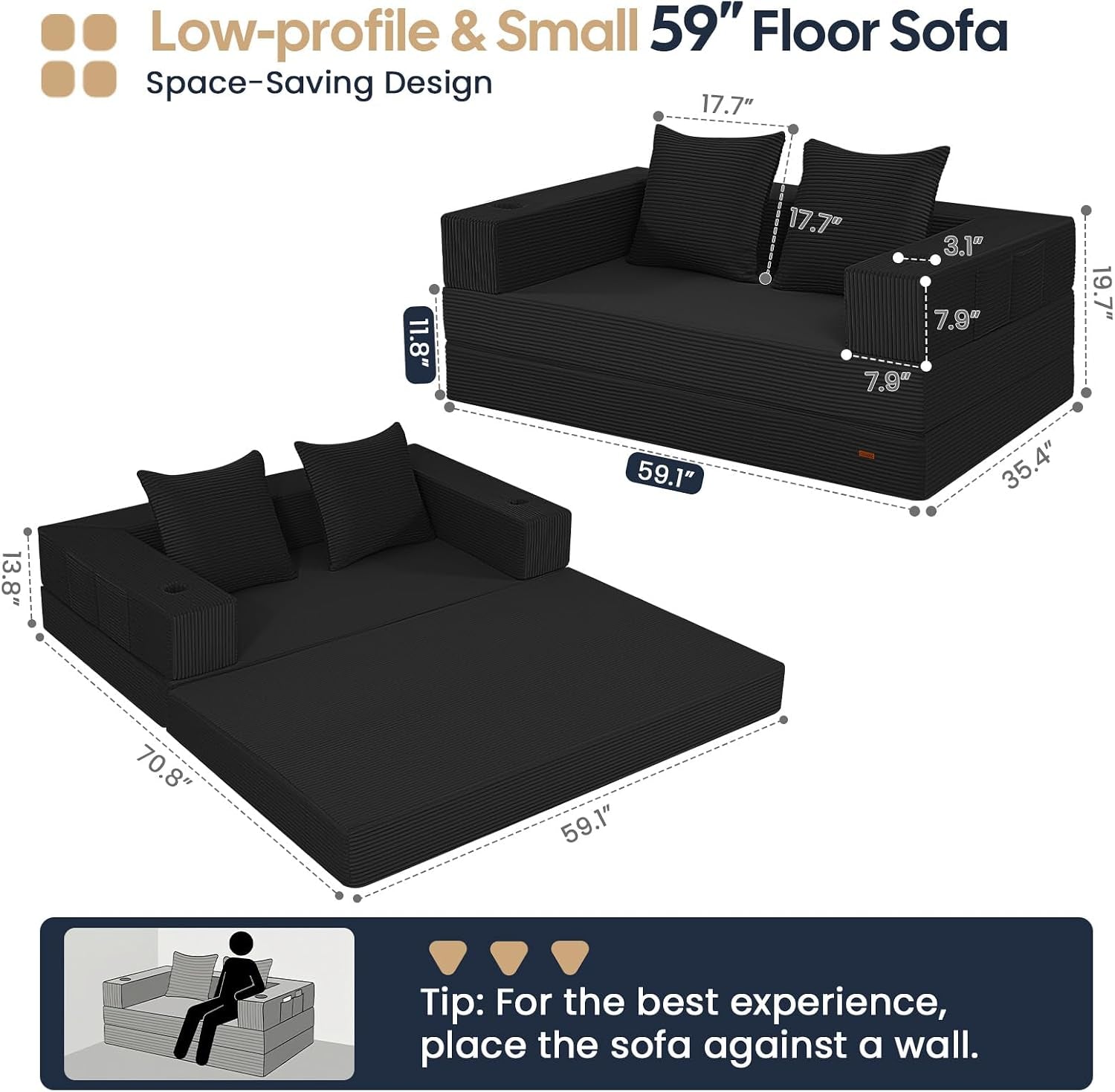 futon-sofa-bed-convertible-sofa-bed-folding-boneless-couches