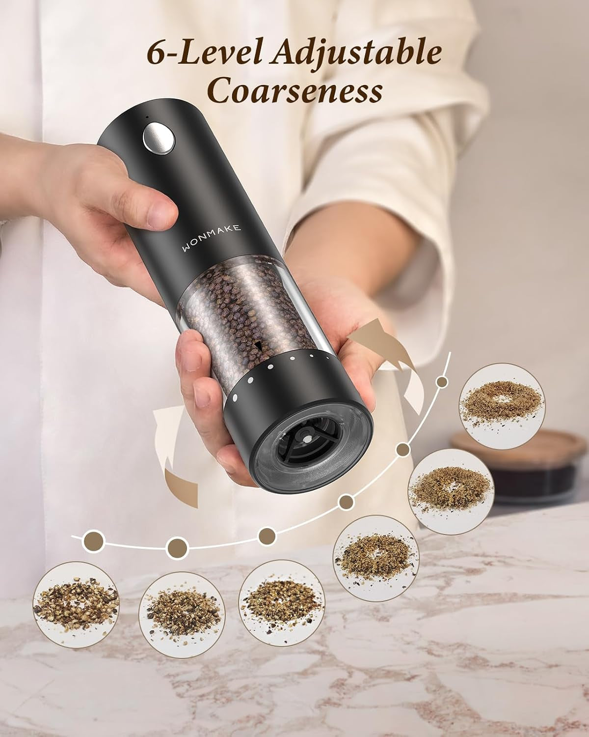 electric-salt-and-pepper-grinder-set-charging-base-automatic-rechargeable
