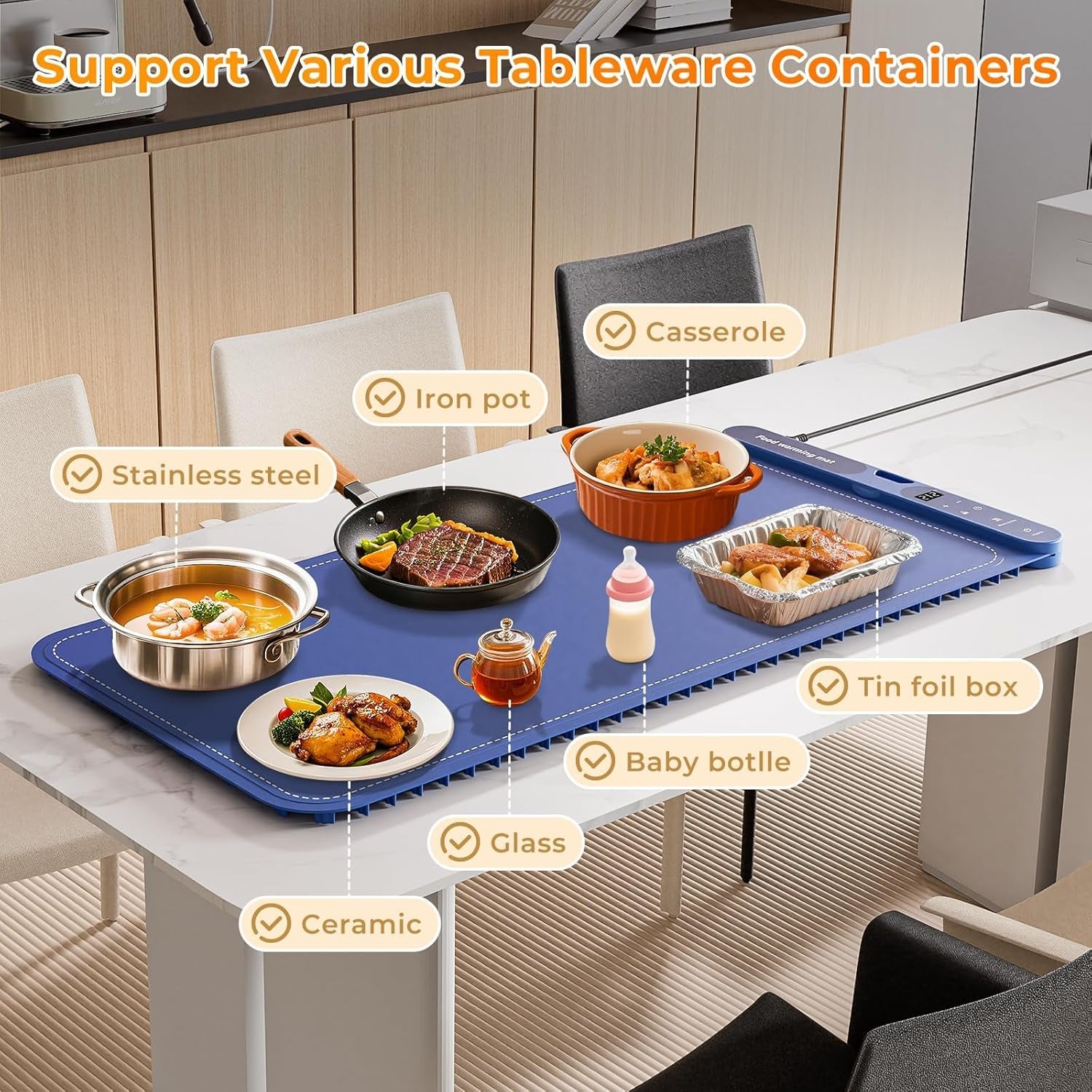 warming-mat-for-food-extra-large-32x15-electric-silicone-food-warmer-trays-for-chafing-dishes-buffet-portable-countertop-food-warmers-for-parties-7-level-temp-8-hour-timer-blue