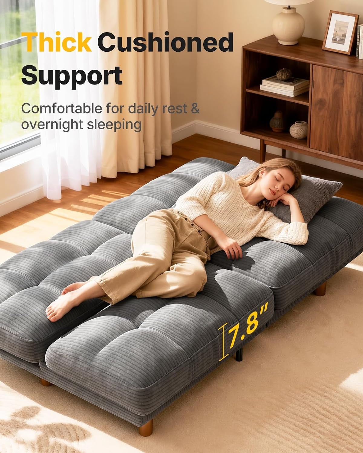 amada-70-inch-convertible-futon-sofa-bed-with-adjustable-backrest-gray