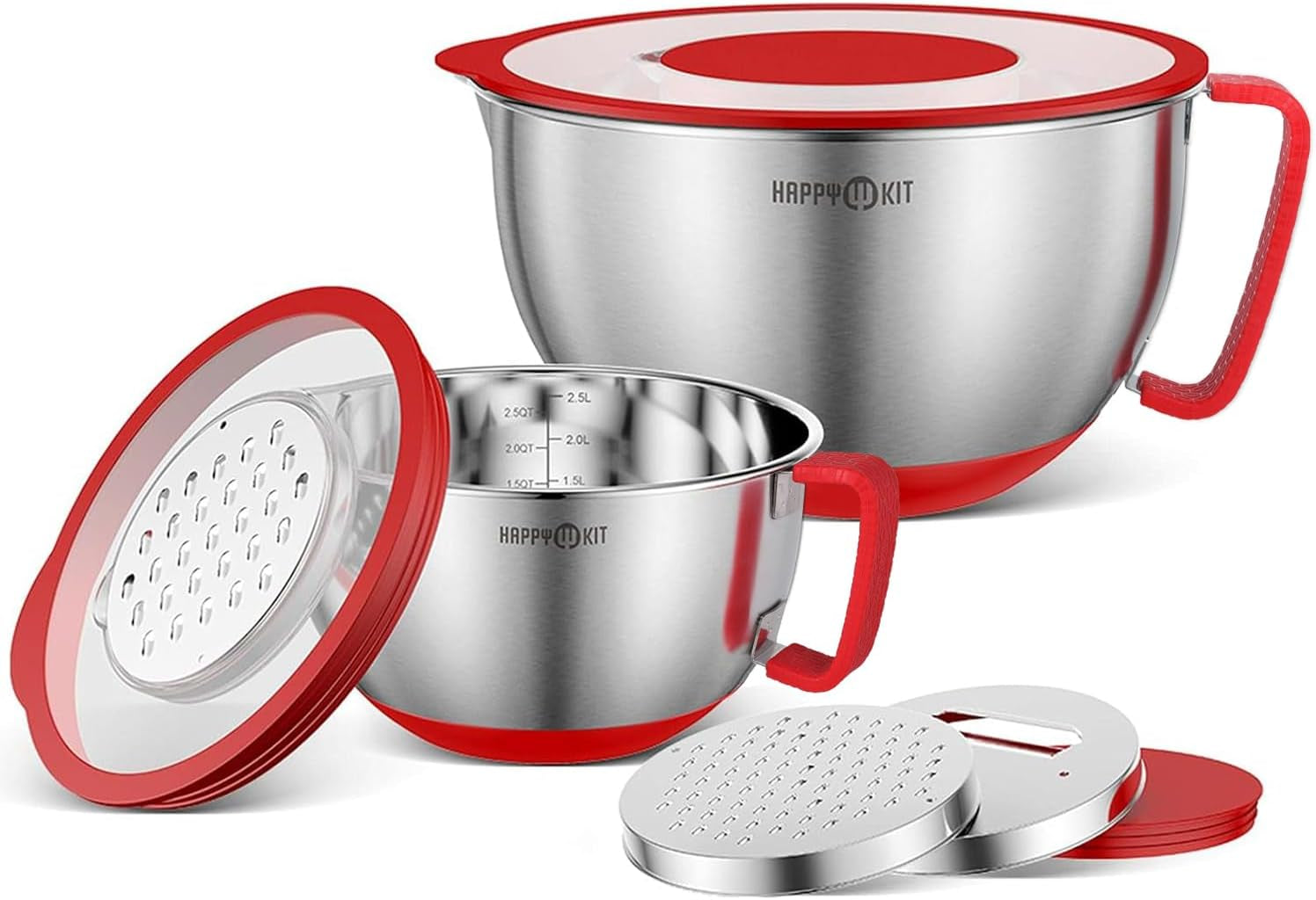 304-mixing-bowls-with-lids-set-of-2-stainless-steel-mixing-bowl-with-pour-spout-non-slip-handle-and-bottoms-3-grater-attachments-measurement-marks-lid-size-5qt-3qtred