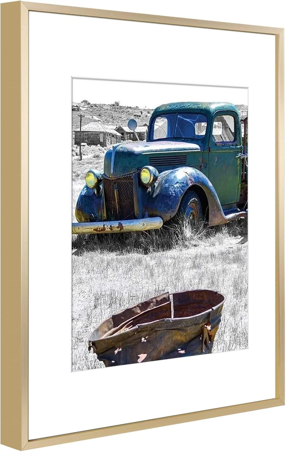 11x14-gold-aluminum-frame-real-glass-mat-fits-8x10