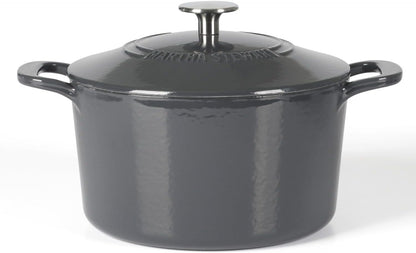 Gatwick 4 Quart Enamel Cast Iron Dutch Oven - Grey1
