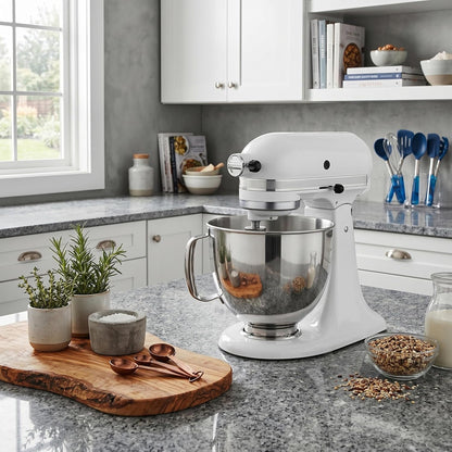 Mixer Bowl Fit for Kitchen Aid, 4.5-5 Quart Stainless Steel Mixing Bowl3