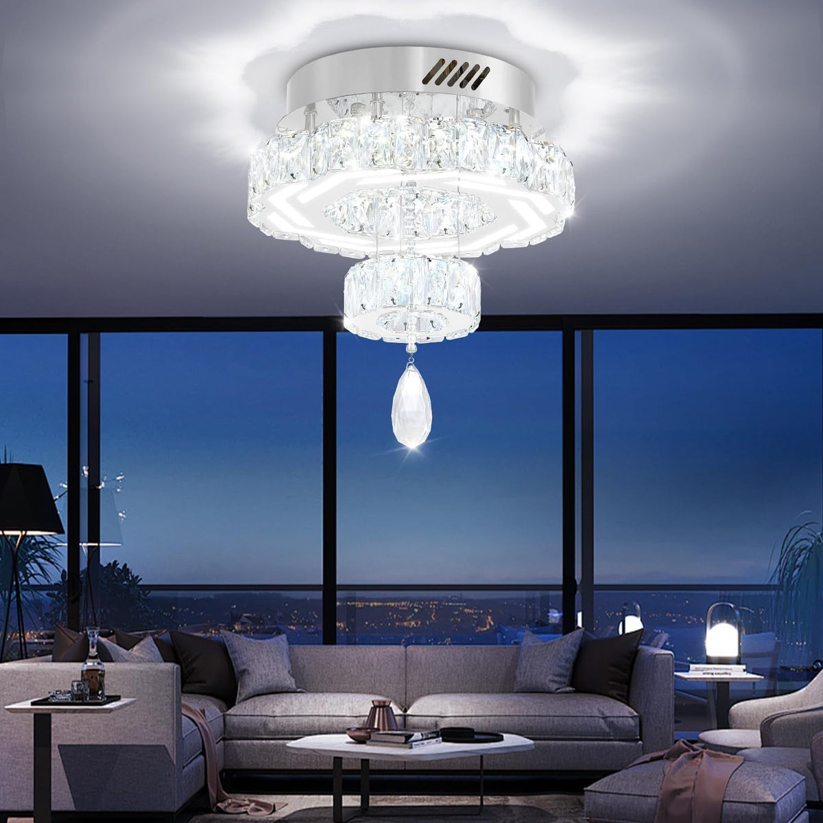 12-modern-crystal-chandeliers-silver-flush-mount-ceiling-chandelier-mini-chandelier-for-hallway-led-dimmable-crystal-pendant-light-for-dining-room-living-room-bedroom
