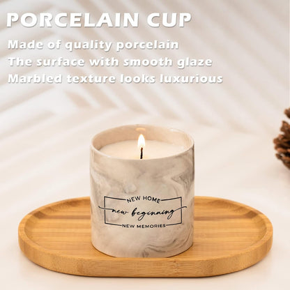 House Warming Gifts New Home Housewarming Gift for Women Men Friend New Home Gift Ideas New Homeowner Gifts House Warming Decoration Party Decor Porcelain Ceramics Scented Candle4
