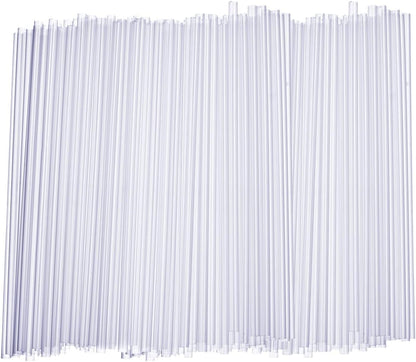 7.75-Inch Clear Plastic Drinking Straws [250 Count] Disposable Straws for Cocktails, Beverages and Parties1