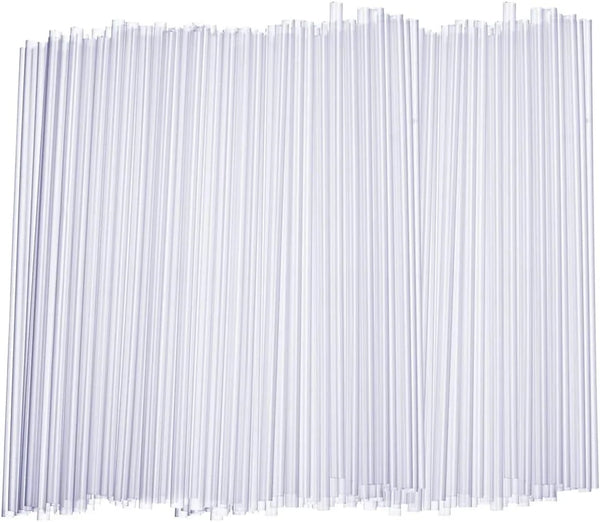 7.75-Inch Clear Plastic Drinking Straws [250 Count] Disposable Straws for Cocktails, Beverages and Parties1