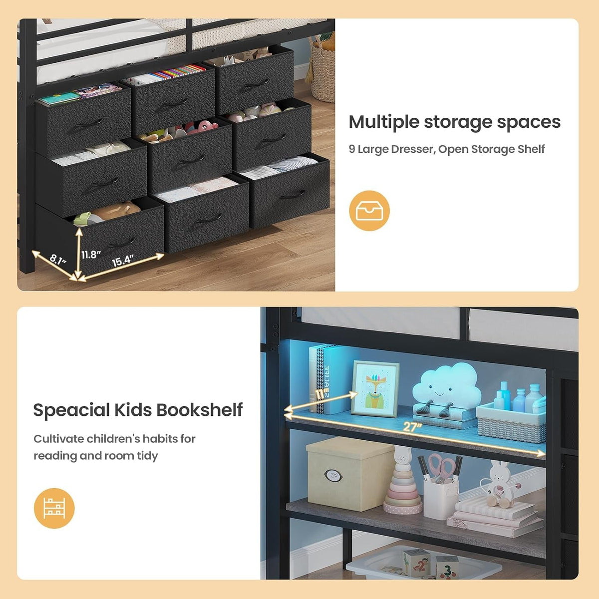 low-loft-bed-twin-size-with-9-storage-drawers-led-lights-loft-bed