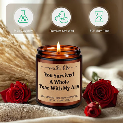 1 Year, 1St Anniversary Candle Gifts for Boyfriend, Girlfriend, Couple3