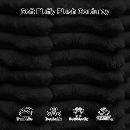 96" L-Shaped Cloud Boneless Couch Sofa with Chaise, Black8