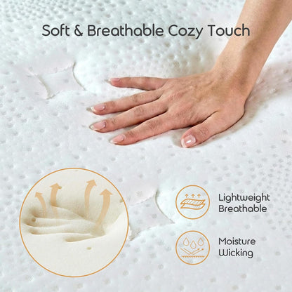 12" Full XL Hybrid Mattress Medium Firm Cool Gel Memory Foam5