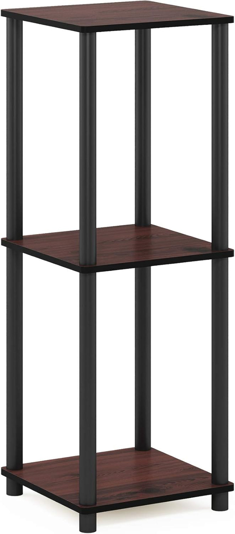turn-n-tube-toolless-assembly-side-table-set-of-2-stackable-2-tier-brown-end-table-with-open-shelf-night-stand-bedside-table-for-living-room-bedroom-cherry-oak