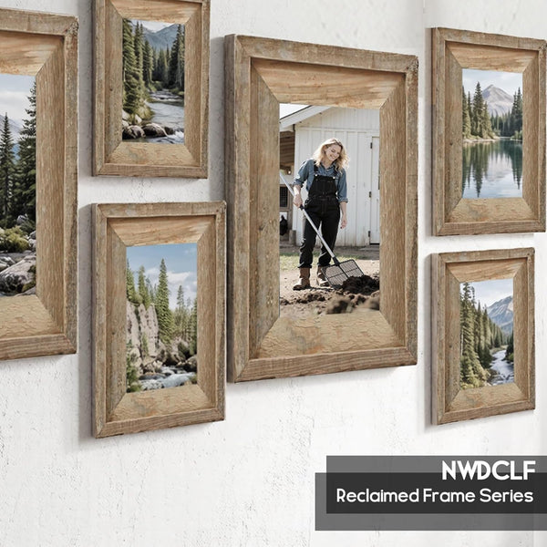Rustic 8X10 Picture Frame, Reclaimed Barnwood Photo Frame for Wall Decor8