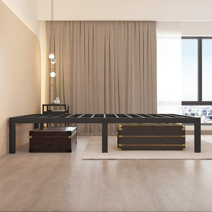 14 Inch King Metal Platform Bed Frame with round Corner Legs8