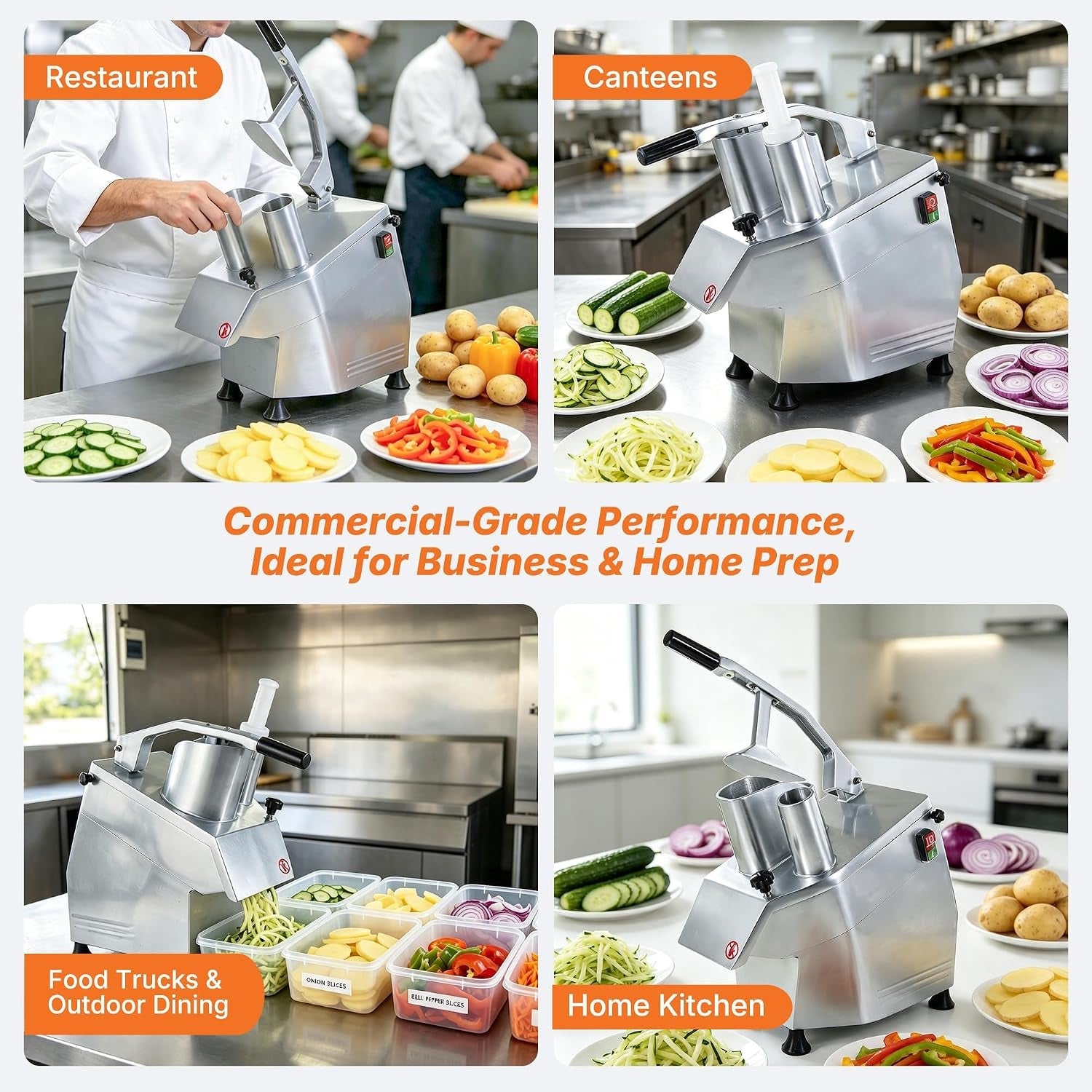 hakka-commercial-vegetable-chopper-stainless-steel-electric-food-processor-550w-automatic-multi-function-cheese-grating-machine-5-blades-with-2-feeding-holes-carrots-potato-onion-slicer-shred-110v