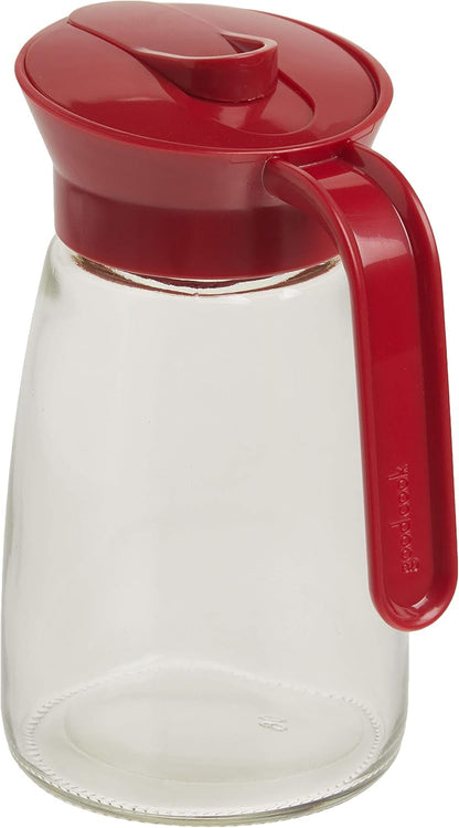 Everyday 12 Oz. Syrup Dispenser – Easy Pour Spout Waffle & Pancake Syrup Dispenser Container, Glass Syrup Bottle for Maple Syrup, Honey, Barbecue Sauce4