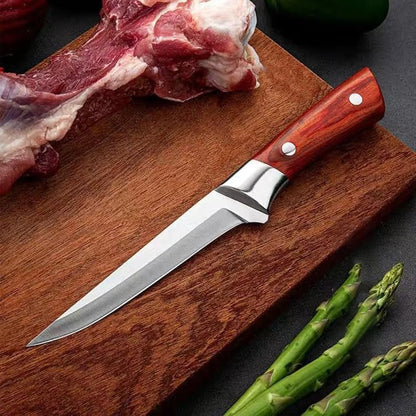 Meat Cleaver, Boning Knives Cutting Butcher Knife Stainless Steel Ultra-Sharp Slicing Chef Utility Kitchen Knives(01)2