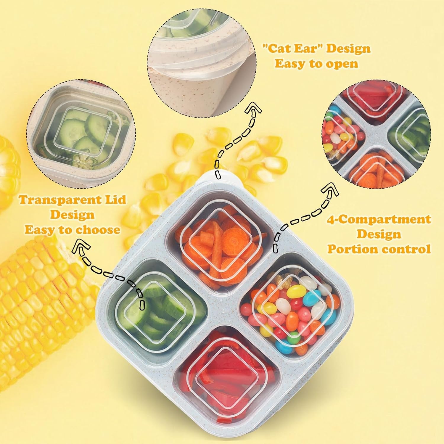 6-pack-snack-containers-4-compartment-snack-box-containers-bento-box-reusable-meal-prep-lunch-containers-for-adults-kids-toddler-divided-food-containers-for-travel-work-school